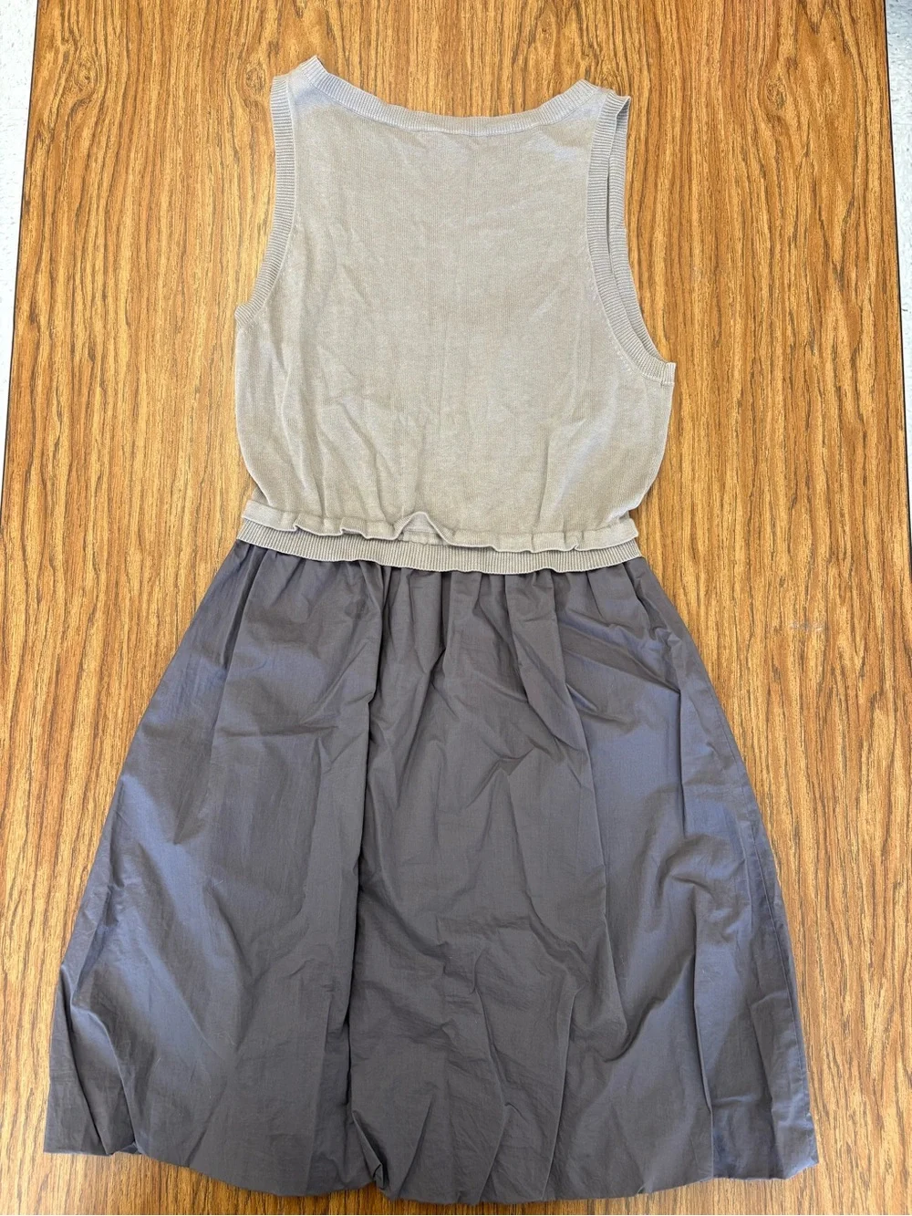 J. Crew Gray Knit Top Dress